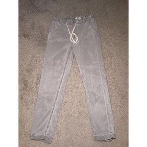 PAIGE Women's Size 27 Christy Vintage Gray Haze Cargo Crop Pants